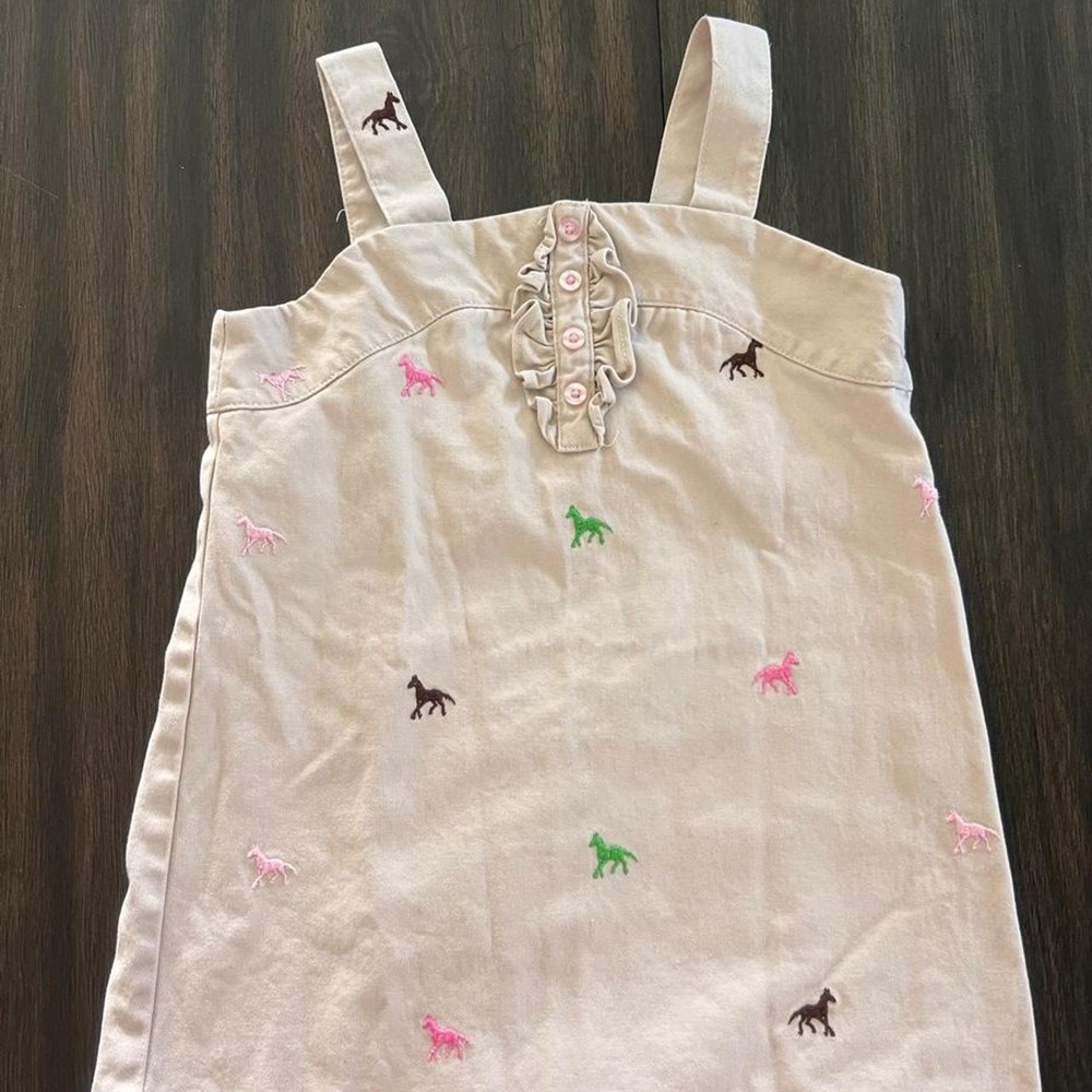 Girls Hartstrings Embroidered Dress sz 4T
